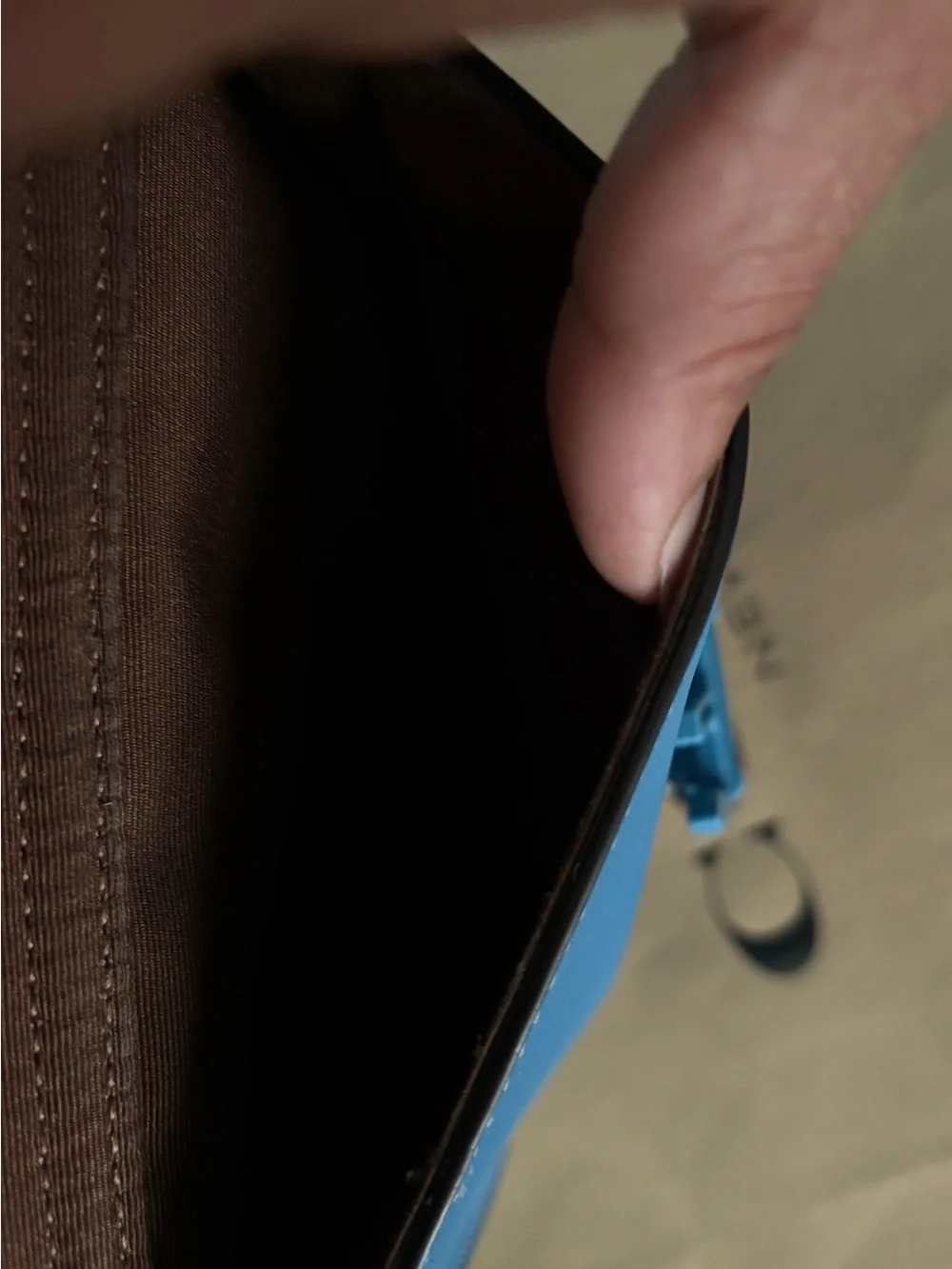 Coach leather messenger